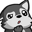 Emoji 5975wolfconfusedCopie