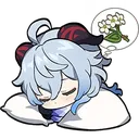 Emoji Icon_Emoji_053_Ganyu_Snoozing
