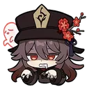 Emoji Icon_Emoji_069_Hu_Tao_Frighten