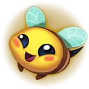 Emoji e_abeille_heureuse