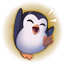 Emoji e_pinguinheureux