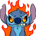 Emoji stitchAngry