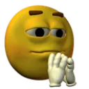 Emoji ybthinking
