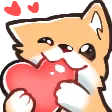 Emoji dog_Love