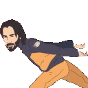 Emoji Keanu_Narito_Running_Inv