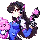 Emoji DVa_gun
