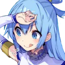Emoji Aqua_sweat
