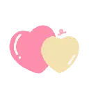 Emoji loveandco_coeurdouble