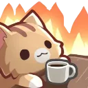 Emoji nekocat_coffee