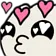 Emoji B0307_Bisous