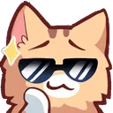 Emoji nekosunglasses