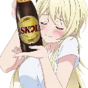 Emoji waifu_alcool