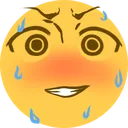 Emoji embarrassed