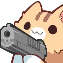 Emoji cat_gun