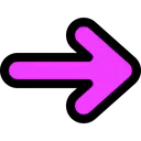 Emoji 1698arrowpink