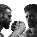 Emoji 5016gigachadhandshake