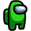 Emoji AmongUsLime