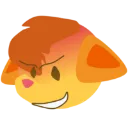 Emoji fur_grin_confident