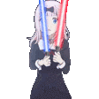 Emoji lightsaber