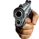 Emoji gun_aim_right