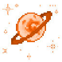 Emoji Orange_planet