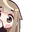 Emoji girla_peek_blush_cute