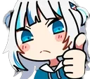 Emoji 02GuraThumbsUp