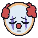 Emoji sadclown