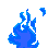 Emoji 3918bluefire
