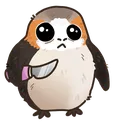Emoji porg_couteau