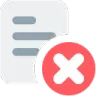 Emoji rejet