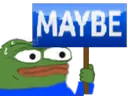 Emoji pepeMaybe