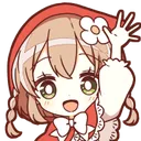 Emoji 14HonWaKaAkazukinNoEmojiWave