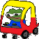 Emoji imp_pepe_toy_car