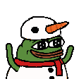Emoji pepexmassnowmandance