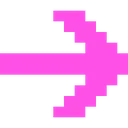 Emoji 9869pinkpixelarrow