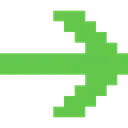 Emoji 8919greenpixelarrow