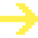 Emoji 9869yellowpixelarrow