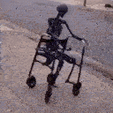 Emoji wheelchairskull