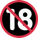 Emoji pegi18
