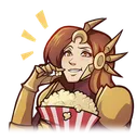 Emoji e_leona_popcorn