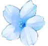 Emoji blue_flower1