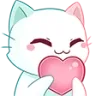 Emoji CRDCatCuteLoveHeart