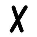 Emoji bblack_cross