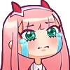 Emoji zero_two_cry