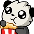 Emoji PandaPopCorn