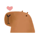 Emoji capybara