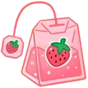 Emoji strawberry_tea_bag