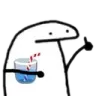 Emoji sippin