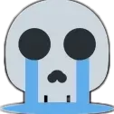 Emoji SkullQuiPleure